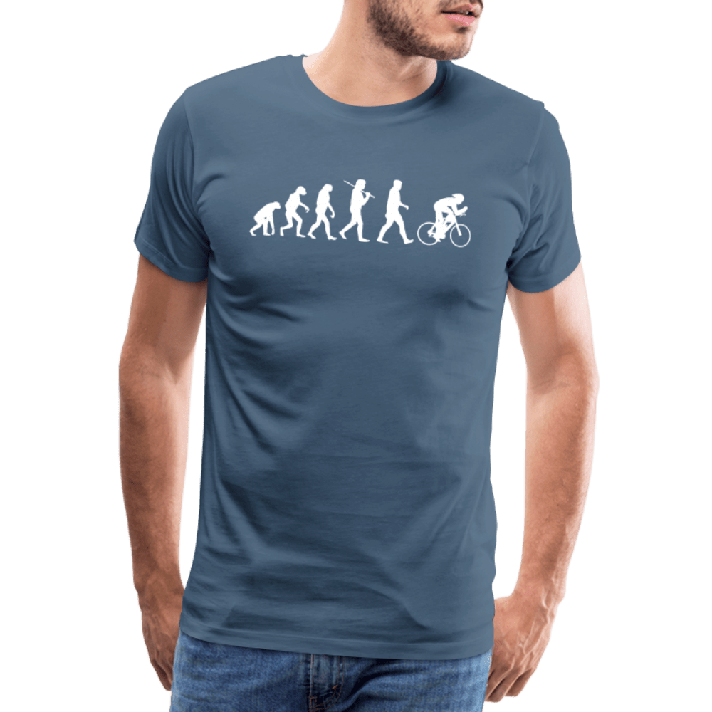 TeeFEVA Men’s Premium T-Shirt | Spreadshirt 812 Men’s Premium T-Shirt | Cycle Evolution