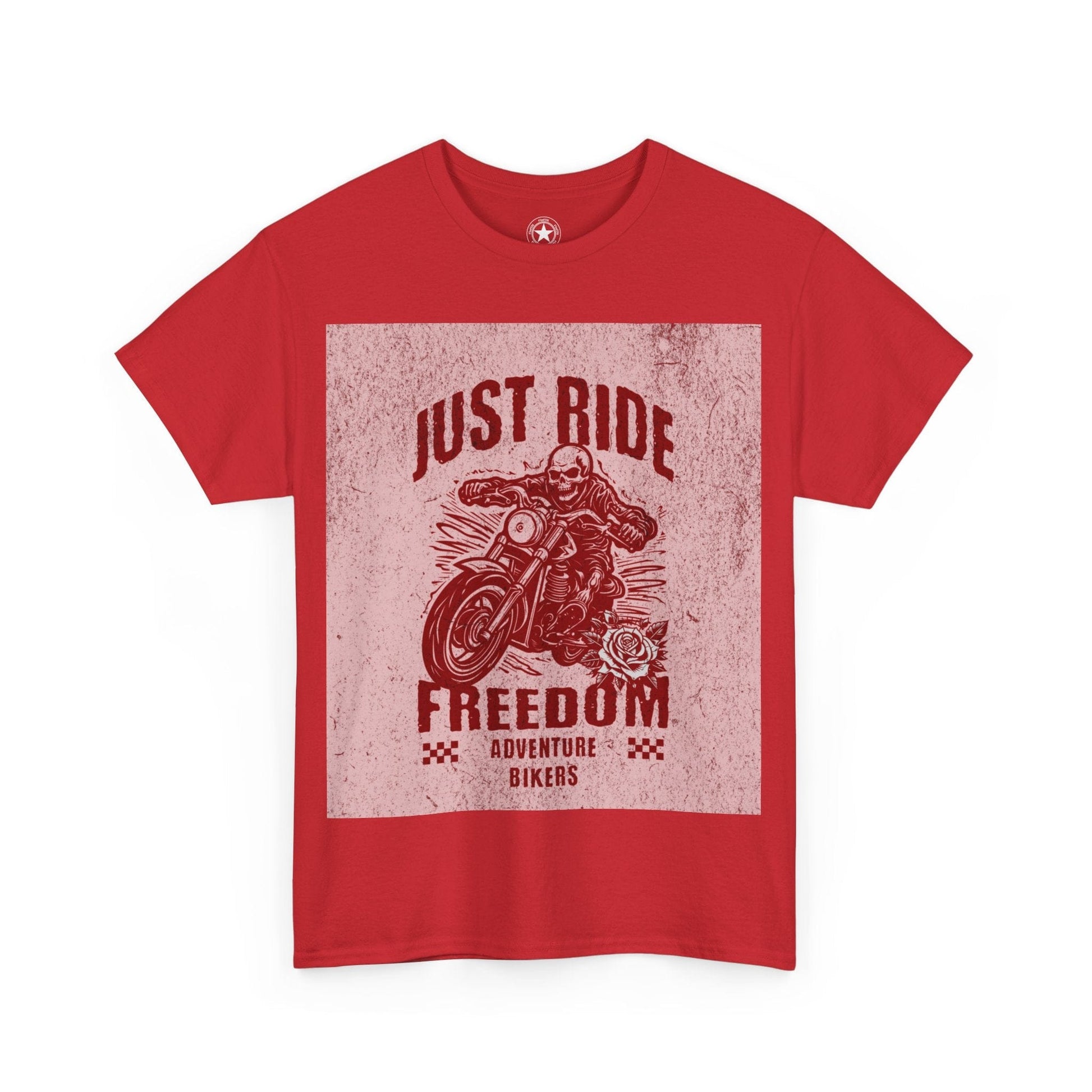 TeeFEVA T-Shirt ABR Loons | "JUST RIDE - FREEDOM - ADVENTURE BIKERS" | Unisex Heavy Cotton Tee