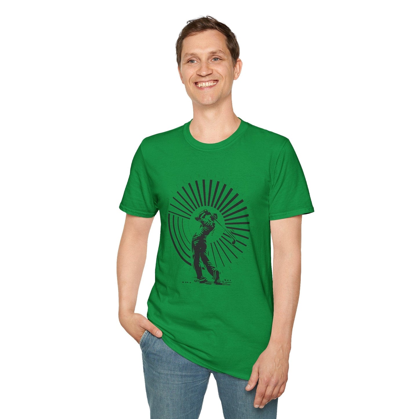 TeeFEVA T-Shirt Golf Swing Zone : Great Golf Lover T-Shirt, Unisex Soft & Comfortable