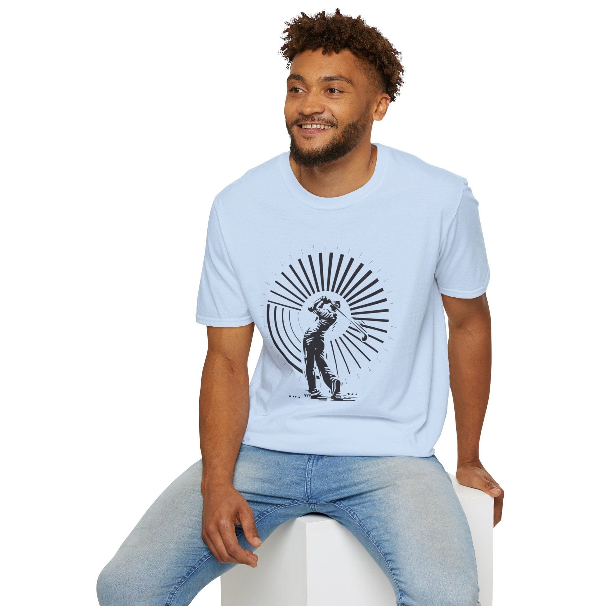 TeeFEVA T-Shirt Golf Swing Zone : Great Golf Lover T-Shirt, Unisex Soft & Comfortable