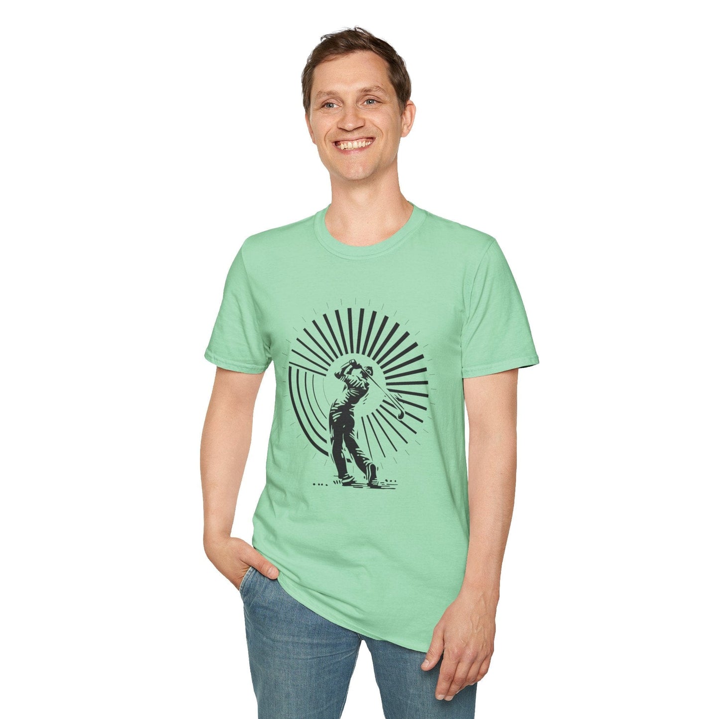 TeeFEVA T-Shirt Golf Swing Zone : Great Golf Lover T-Shirt, Unisex Soft & Comfortable