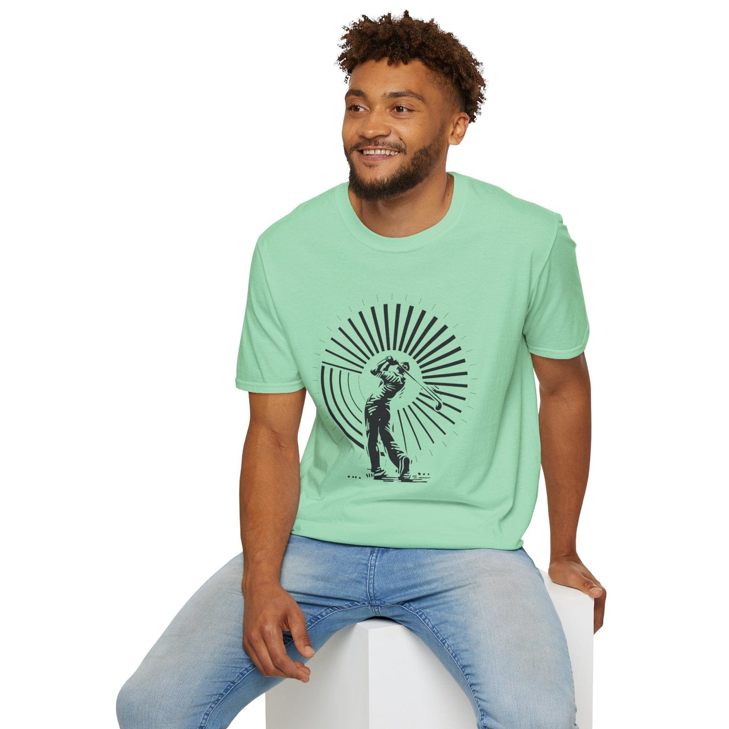 TeeFEVA T-Shirt Golf Swing Zone : Great Golf Lover T-Shirt, Unisex Soft & Comfortable