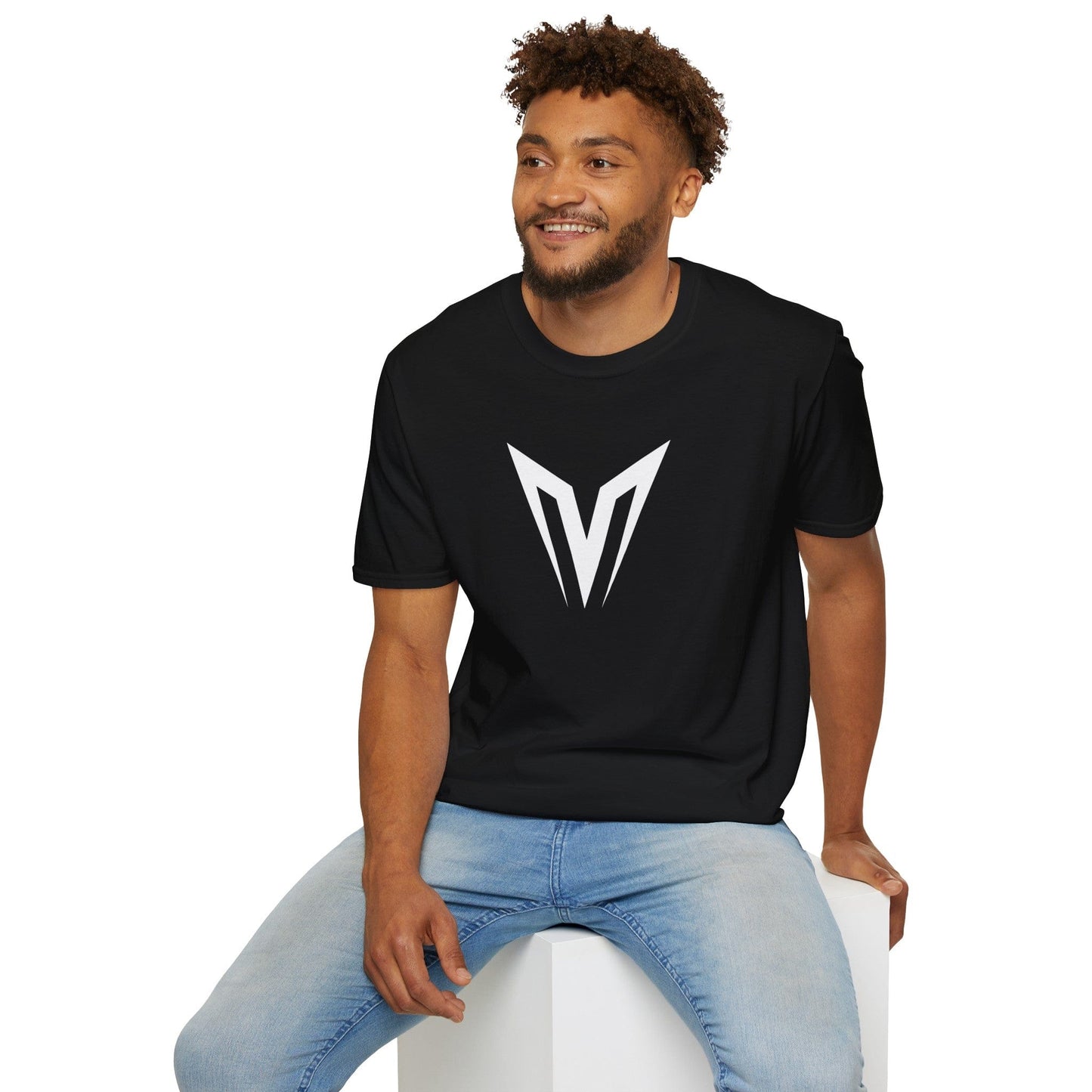 TeeFEVA T-Shirt VEXILLA LOGO try2 - Stamp - White