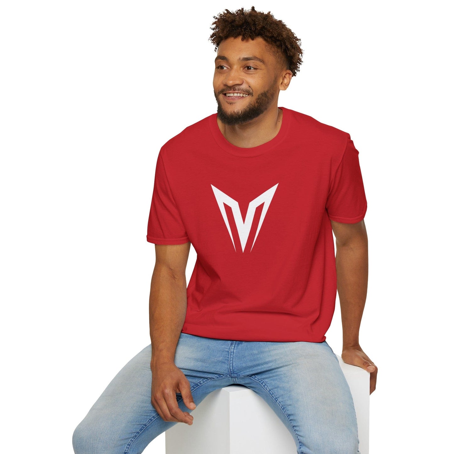 TeeFEVA T-Shirt VEXILLA LOGO try2 - Stamp - White