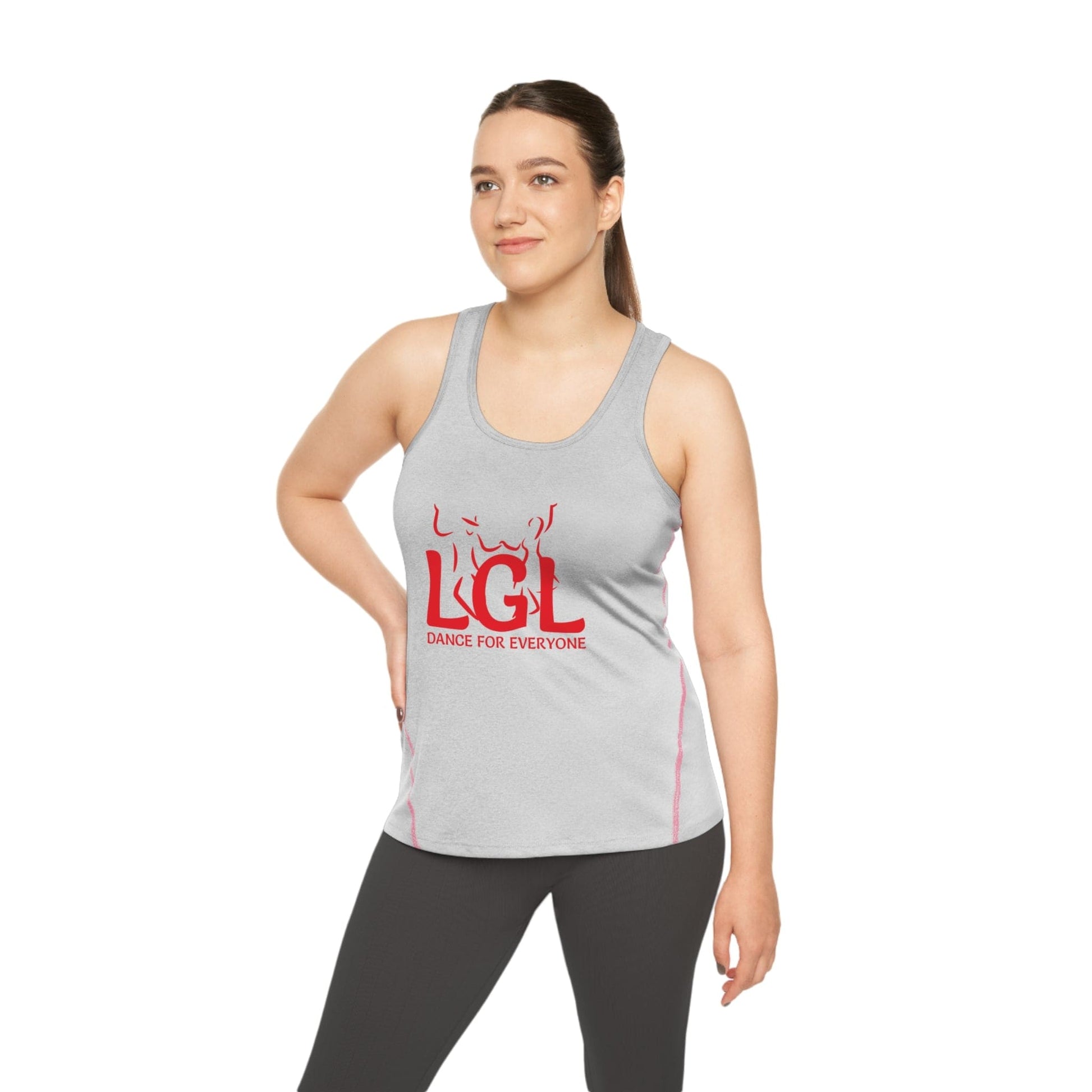 TeeFEVA Tank Top Let's Go Latin - Women's Racerback Dancing Sports Top