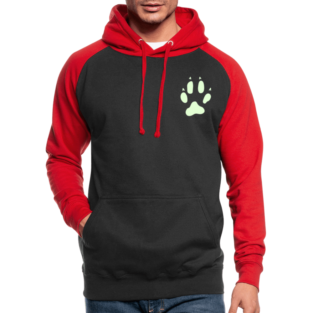 TeeFEVA Unisex Baseball Hoodie | AWDis Unisex Reflective Dog Walkers Hoodie | High Furve