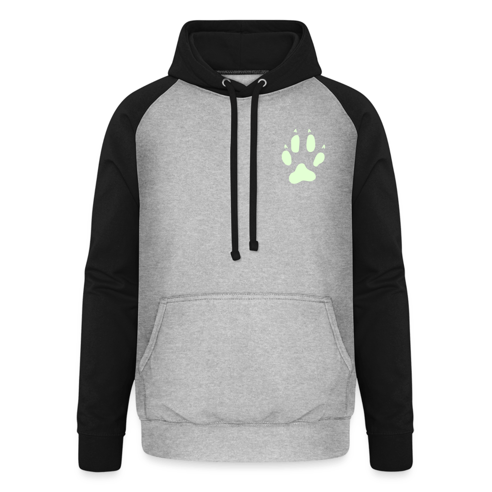 TeeFEVA Unisex Baseball Hoodie | AWDis Unisex Reflective Dog Walkers Hoodie | High Furve