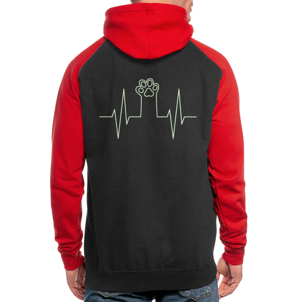 TeeFEVA Unisex Baseball Hoodie | AWDis Unisex Reflective Dog Walkers Hoodie | High Furve