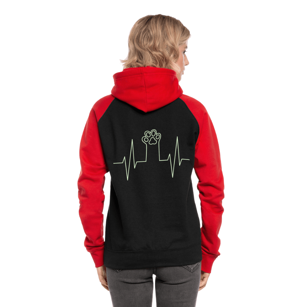 TeeFEVA Unisex Baseball Hoodie | AWDis Unisex Reflective Dog Walkers Hoodie | High Furve