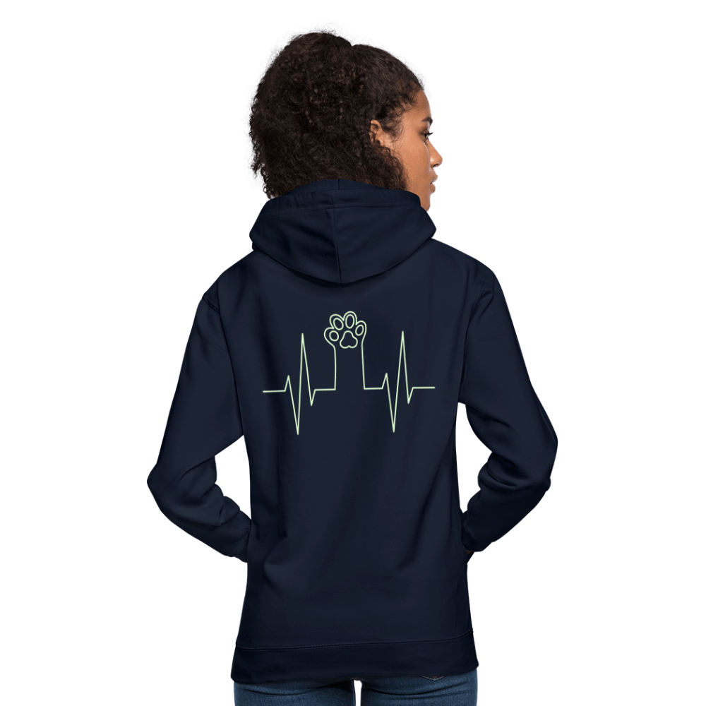 TeeFEVA Unisex Hoodie | AWDis One Colour Unisex Reflective Dog Walkers Hoodie | High Fur