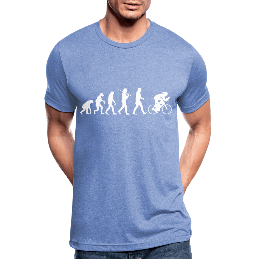 TeeFEVA Unisex Tri-Blend T-Shirt | Bella & Canvas Unisex Tri-Blend T-Shirt - Evolution Bike