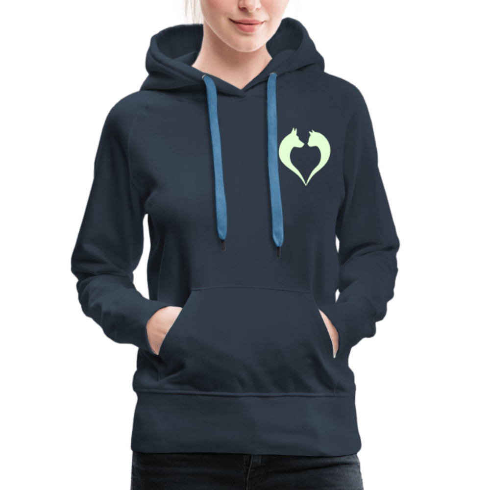 TeeFEVA Women’s Premium Hoodie | Spreadshirt 444 Women’s Premium Reflective Hoodie | My Fur Friends