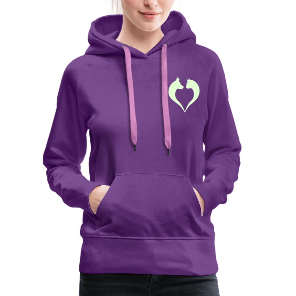 TeeFEVA Women’s Premium Hoodie | Spreadshirt 444 Women’s Premium Reflective Hoodie | My Fur Friends