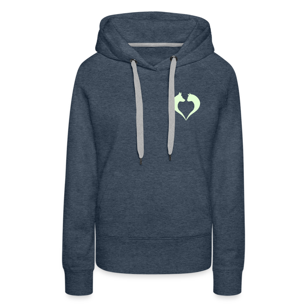 TeeFEVA Women’s Premium Hoodie | Spreadshirt 444 Women’s Premium Reflective Hoodie | My Fur Friends