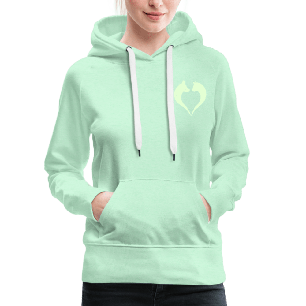 TeeFEVA Women’s Premium Hoodie | Spreadshirt 444 Women’s Premium Reflective Hoodie | My Fur Friends