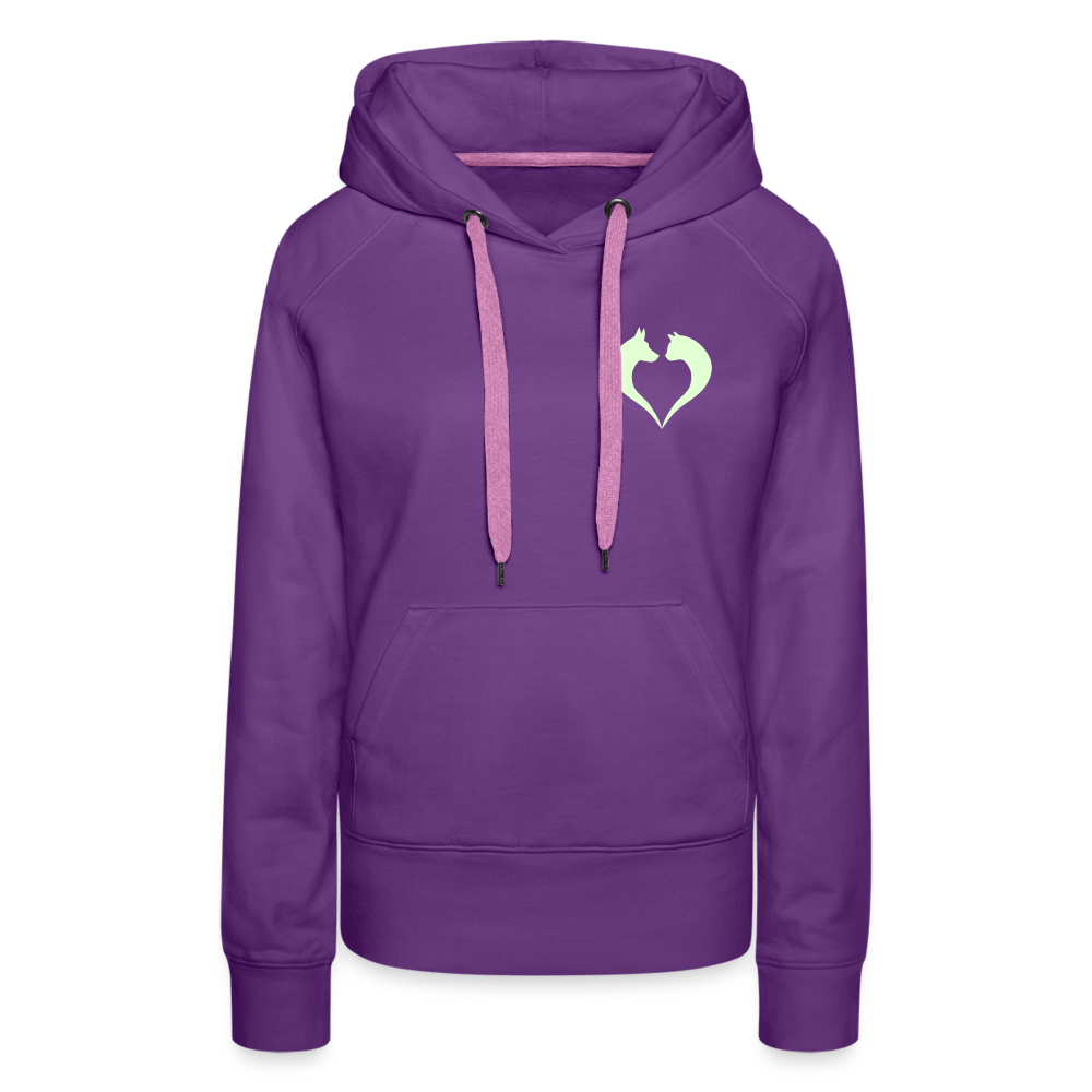 TeeFEVA Women’s Premium Hoodie | Spreadshirt 444 Women’s Premium Reflective Hoodie | My Fur Friends