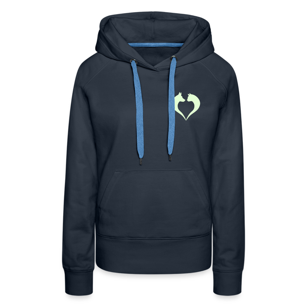 TeeFEVA Women’s Premium Hoodie | Spreadshirt 444 Women’s Premium Reflective Hoodie | My Fur Friends