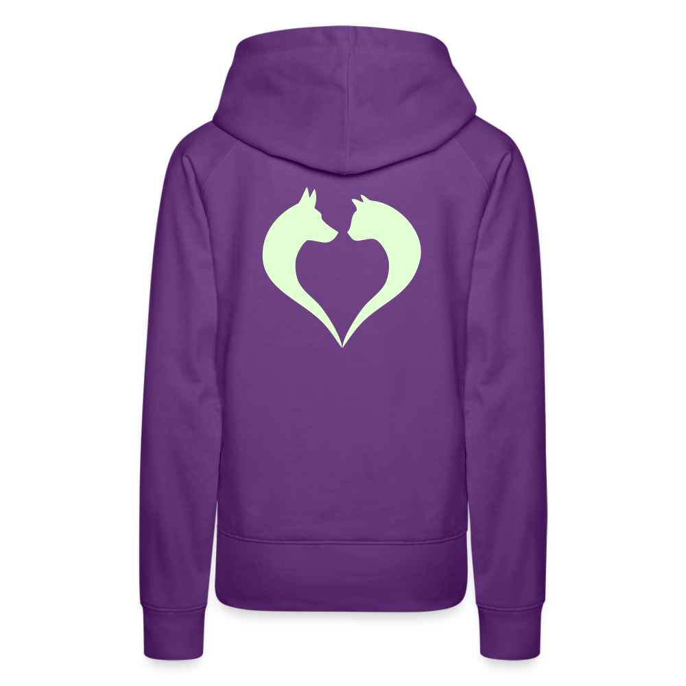 TeeFEVA Women’s Premium Hoodie | Spreadshirt 444 Women’s Premium Reflective Hoodie | My Fur Friends