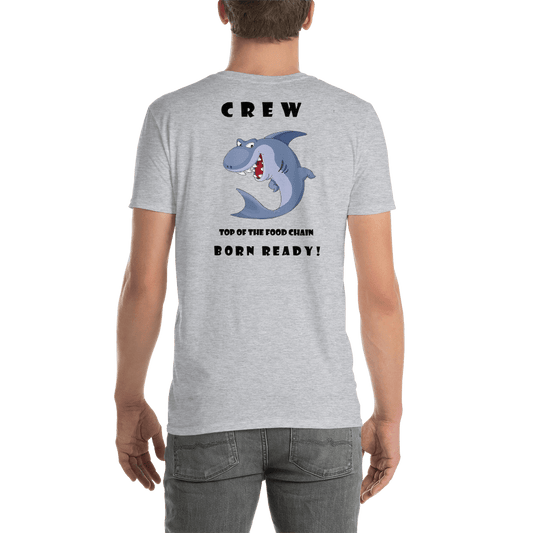 TeeFEVA CookHouse | T-Shirt | CREW - Top Of The Food Chain - Born Ready! (dark/graphic)