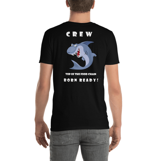 TeeFEVA CookHouse | T-Shirt | CREW - Top Of The Food Chain  - Born Ready! (white/graphic)