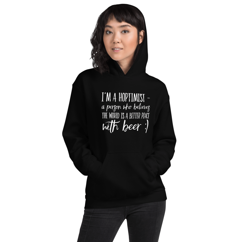 TeeFEVA Hoodie TeeFEVA | Hoodie | Beer | Hoptimist's - A Better Place With Beer...