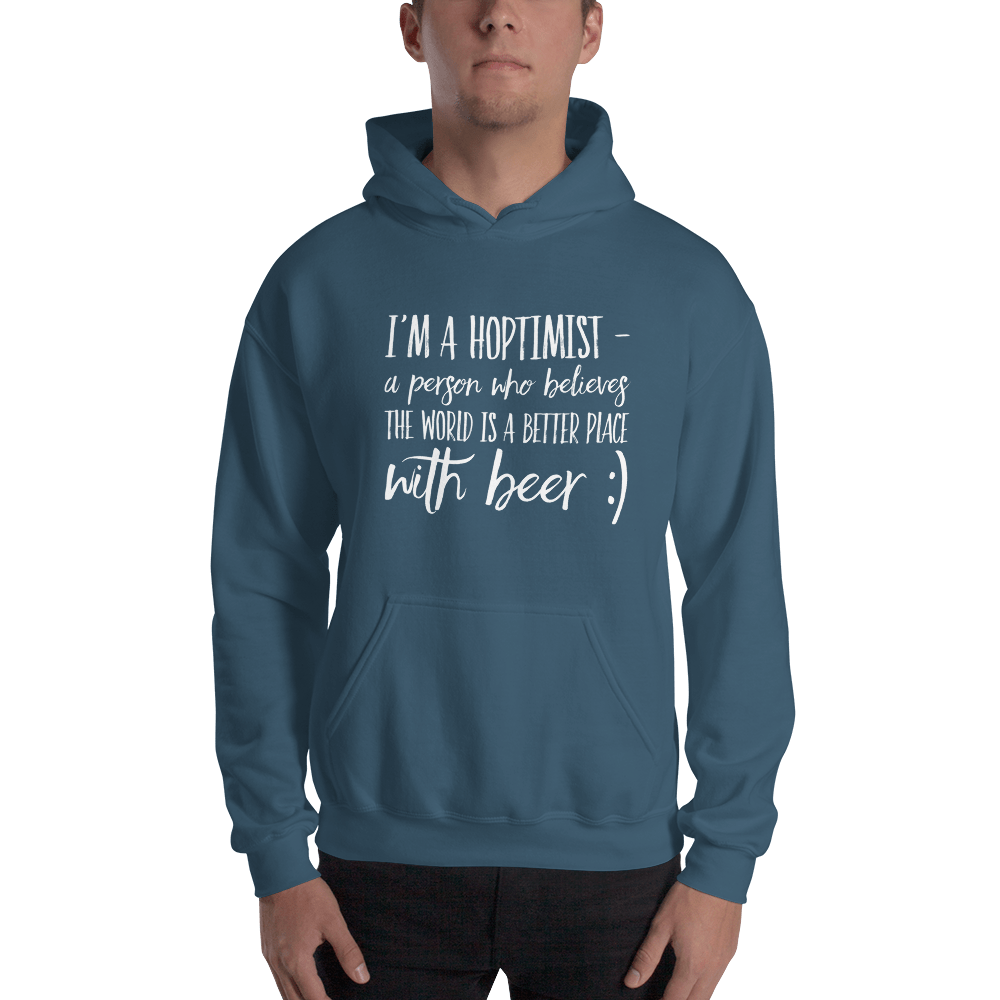 TeeFEVA Hoodie TeeFEVA | Hoodie | Beer | Hoptimist's - A Better Place With Beer...