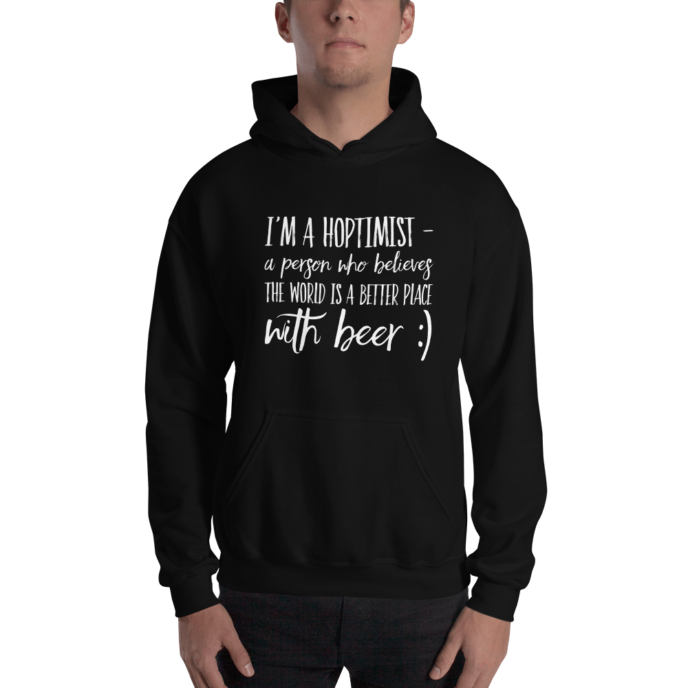 TeeFEVA Hoodie TeeFEVA | Hoodie | Beer | Hoptimist's - A Better Place With Beer...