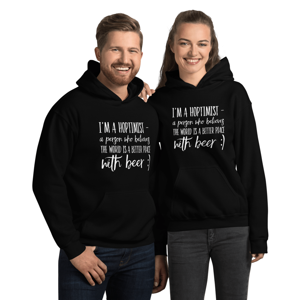 TeeFEVA Hoodie TeeFEVA | Hoodie | Beer | Hoptimist's - A Better Place With Beer...