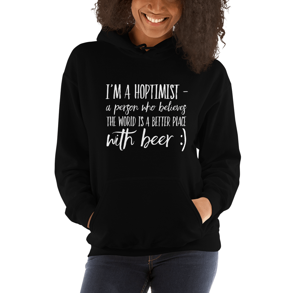 TeeFEVA Hoodie TeeFEVA | Hoodie | Beer | Hoptimist's - A Better Place With Beer...