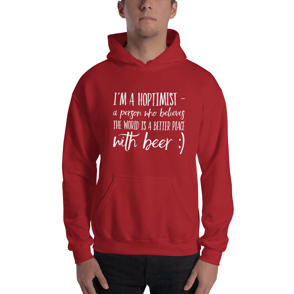 TeeFEVA Hoodie TeeFEVA | Hoodie | Beer | Hoptimist's - A Better Place With Beer...