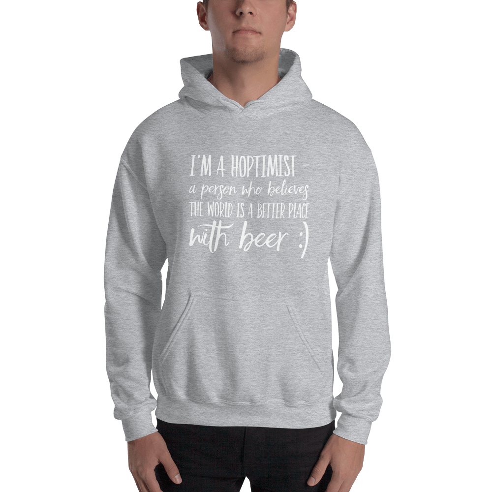 TeeFEVA Hoodie TeeFEVA | Hoodie | Beer | Hoptimist's - A Better Place With Beer...