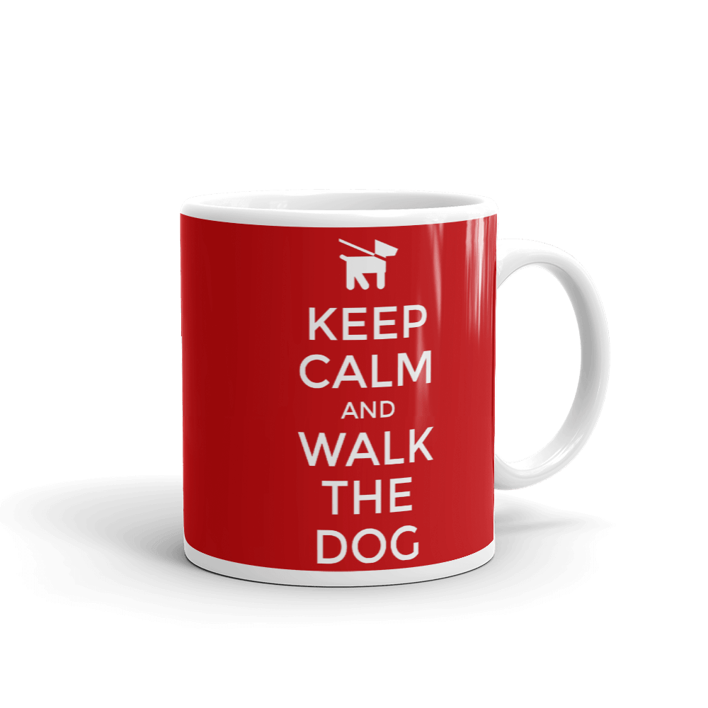 TeeFEVA Mug Keep Calm Mug | Dogs | Keep Calm and Walk The Dog