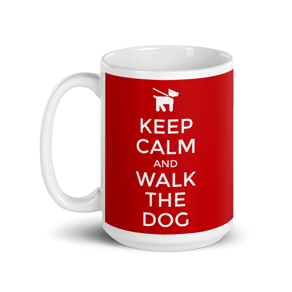 TeeFEVA Mug Keep Calm Mug | Dogs | Keep Calm and Walk The Dog