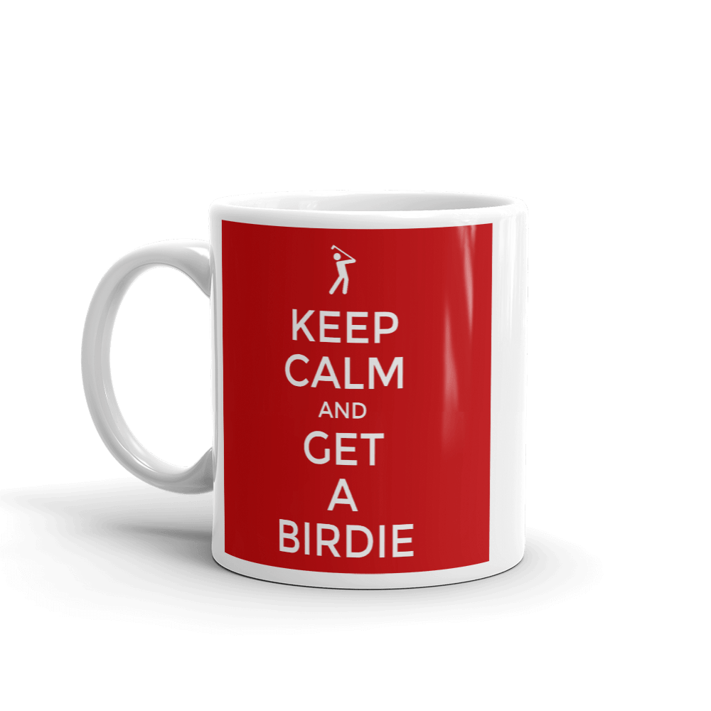 TeeFEVA Mug Keep Calm Mug | Golf | Keep Calm and GET A Birdie