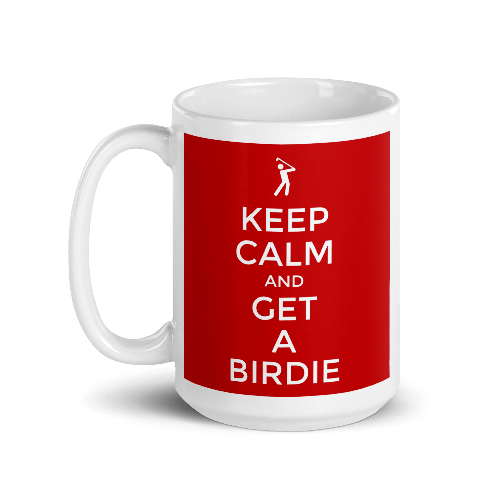 TeeFEVA Mug Keep Calm Mug | Golf | Keep Calm and GET A Birdie