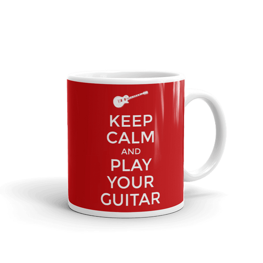 TeeFEVA Mug Keep Calm Mug | Play Your Guitar