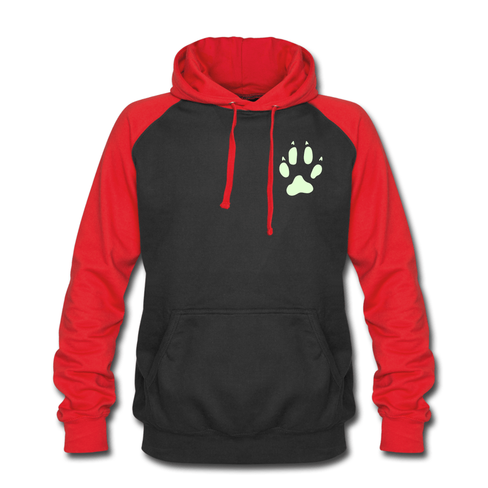 TeeFEVA Unisex Baseball Hoodie | AWDis Unisex Reflective Dog Walk Hoodie | High Fur/Five