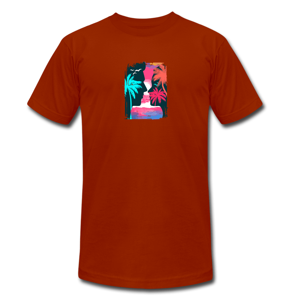 TeeFEVA Unisex Tri-Blend T-Shirt | Bella & Canvas Unisex Summer T-Shirt | Silhouette front large back