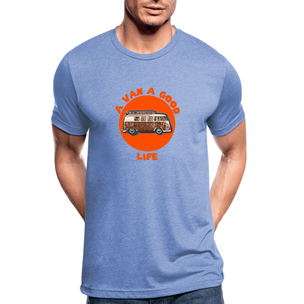 TeeFEVA Unisex Tri-Blend T-Shirt | Bella & Canvas Unisex Van Life T-Shirt | A VAN A GOOD LIFE