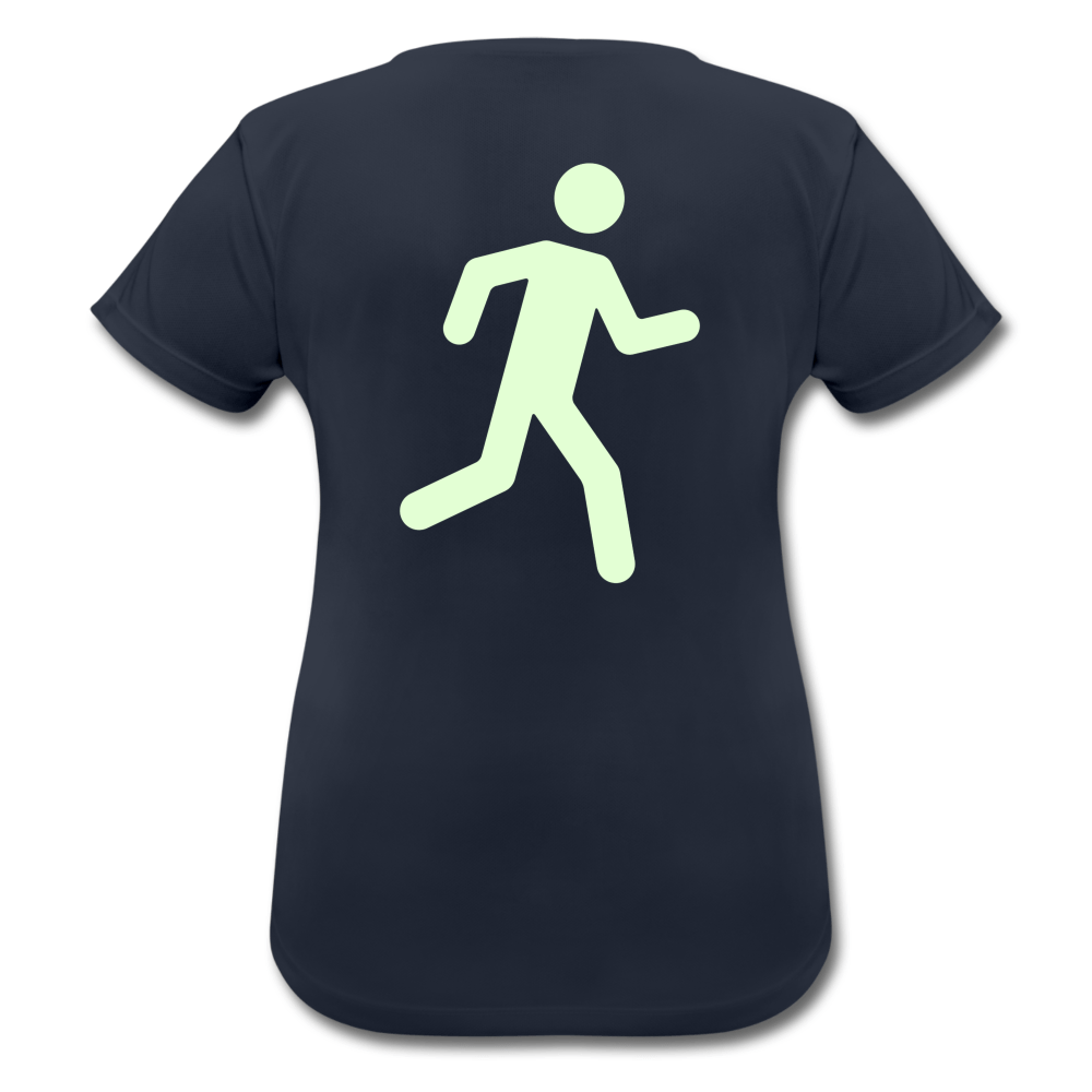 TeeFEVA Women’s Breathable T-Shirt | AWDis Cool Women’s Reflective Running T-Shirt | Night Running | All Sides